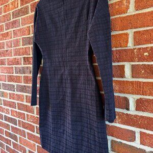 Theory Stretch Jacquard Sheath Dress Small